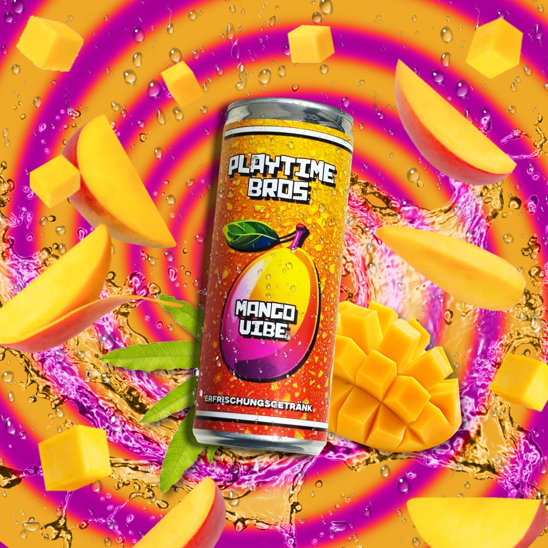Power-Limonade Mango