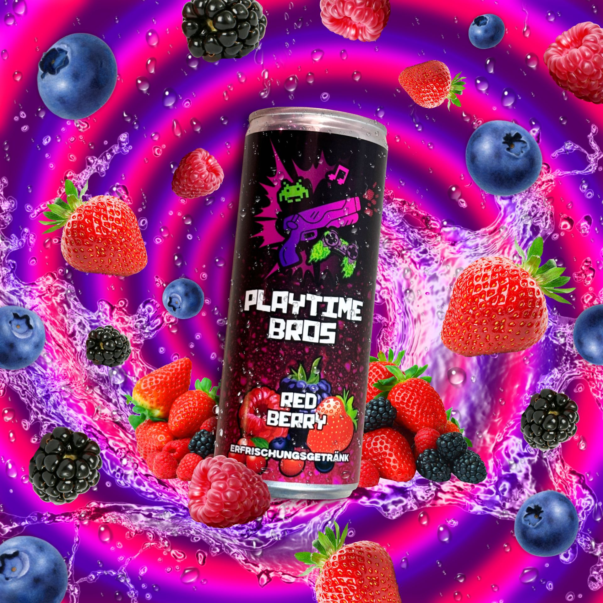 Power-Limonade Red Berry